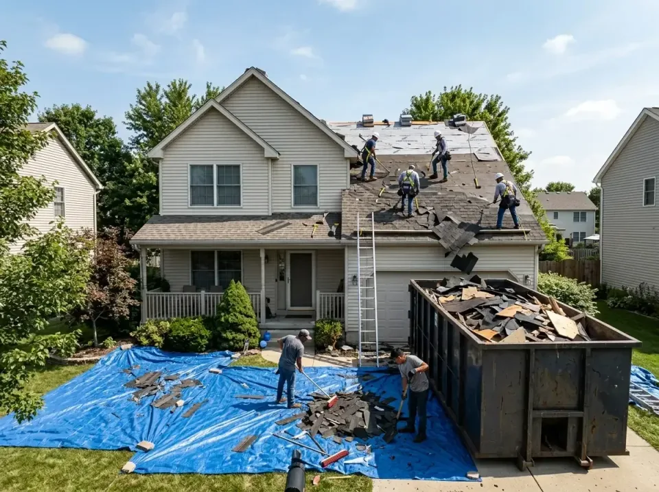 roof-replacement-debris-remova-004 — frequently asked questions, Cheapest Dumpster Rentals in Horn Lake, MS